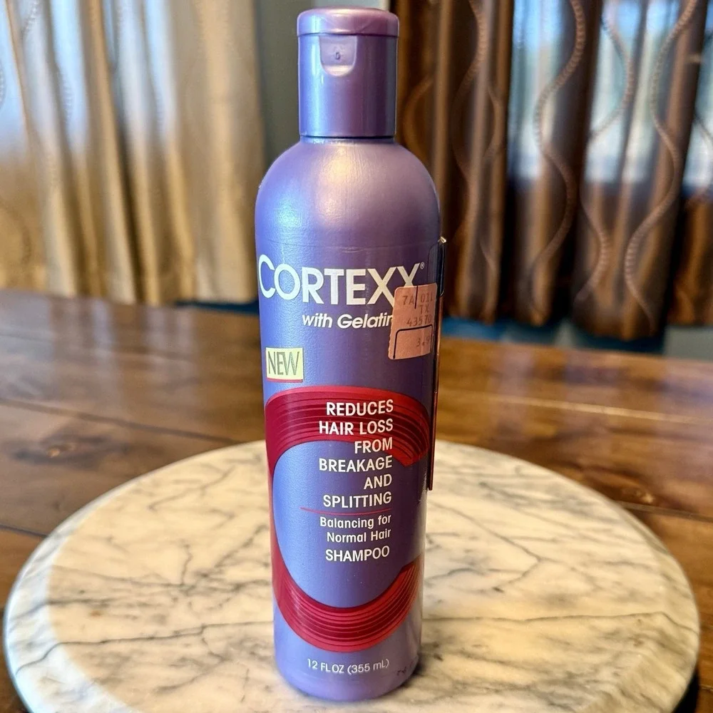 NEW! 1997 90s VTG Cortexx Gelatin Shampoo Reduces‎ Hair Loss Breakage 12oz 355ml